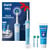 ORAL-B PRO VITALITY + TOOTHPASTE + 2 BRUSHES