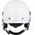TNB HELMET VISOR SIZE M WHITE