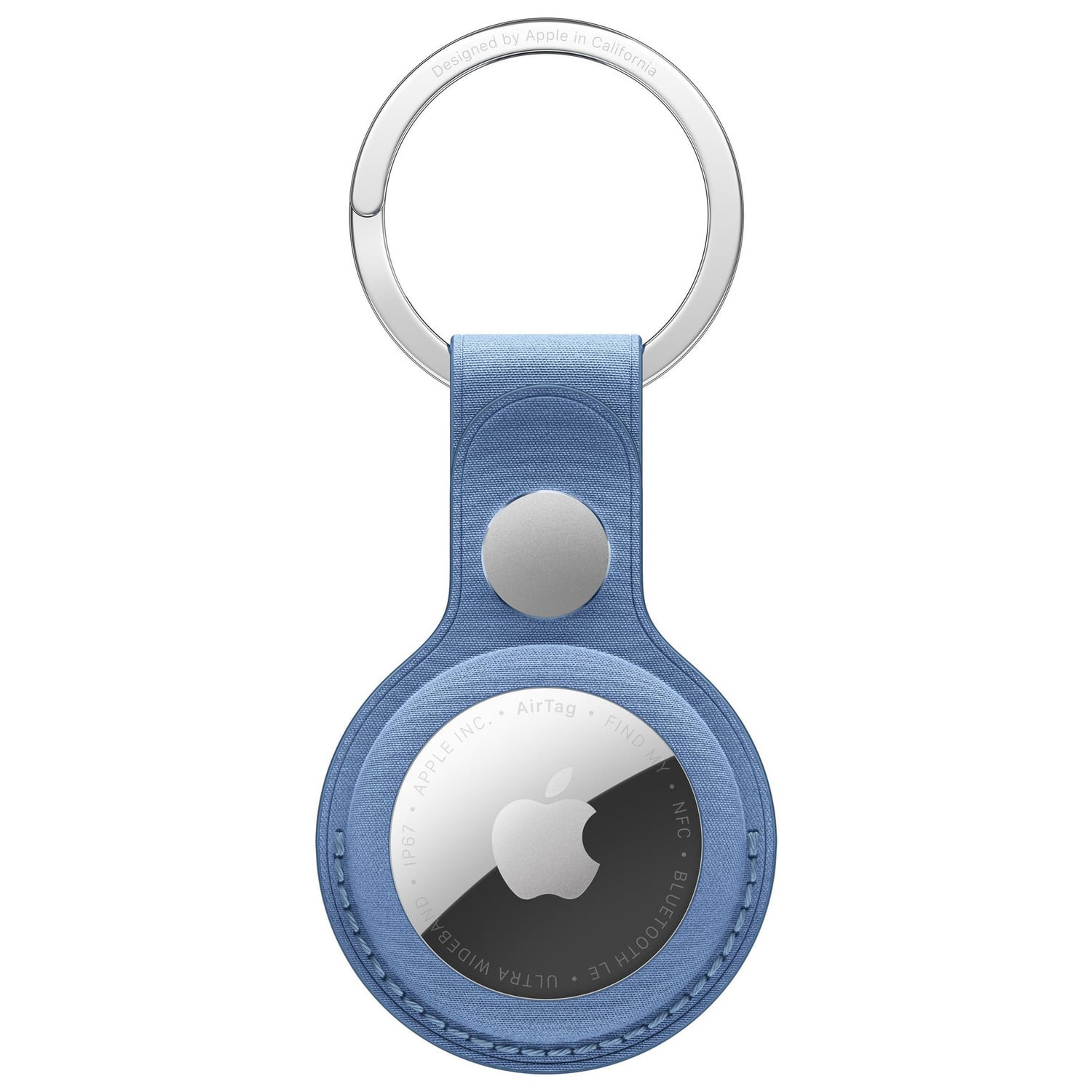 APPLE AIRTAG FINEWOVEN KEY RING WLDFLWR BLUEE