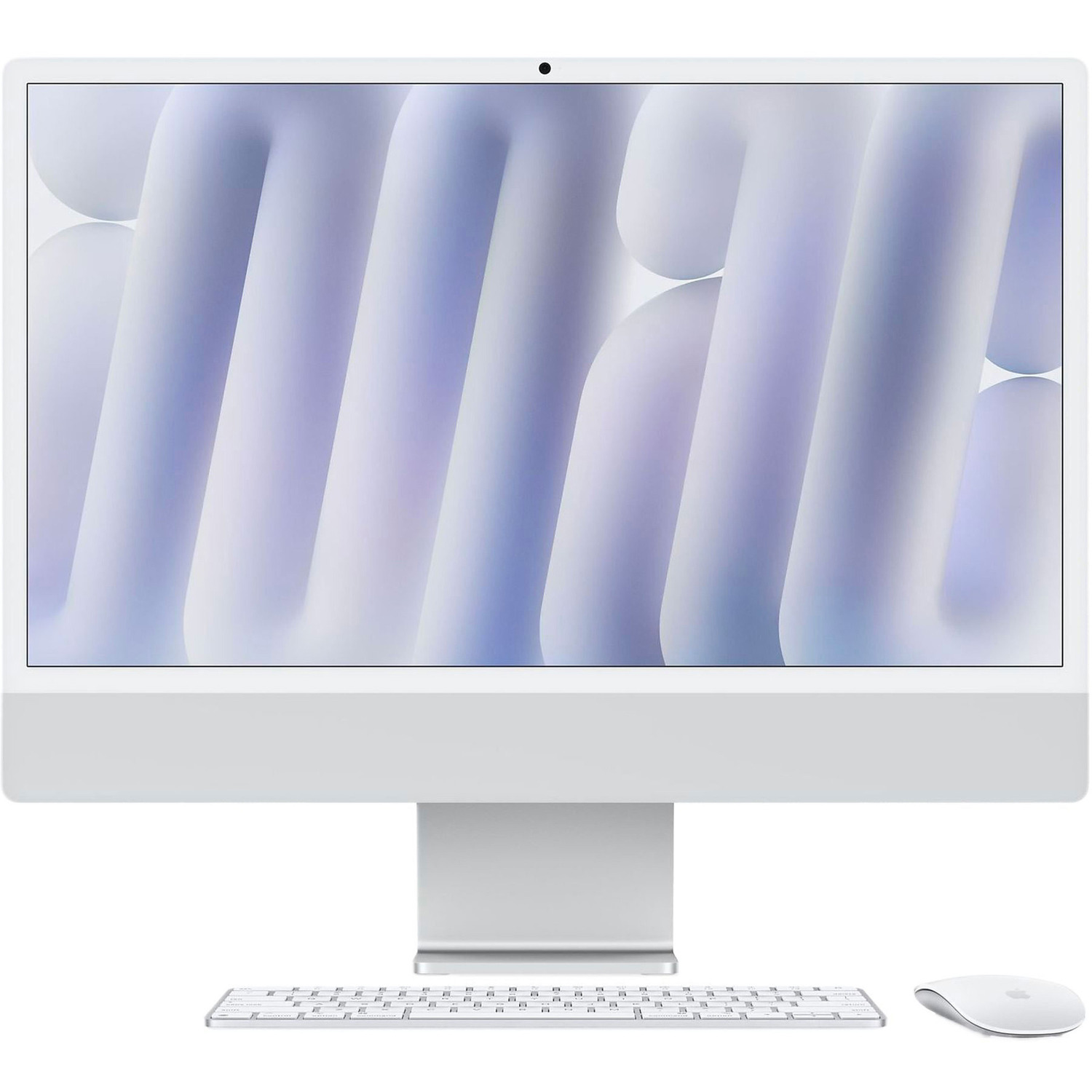 APPLE iMac 24´´ (2024) M4 8-core GPU 256Gb Silver numeric keyboard