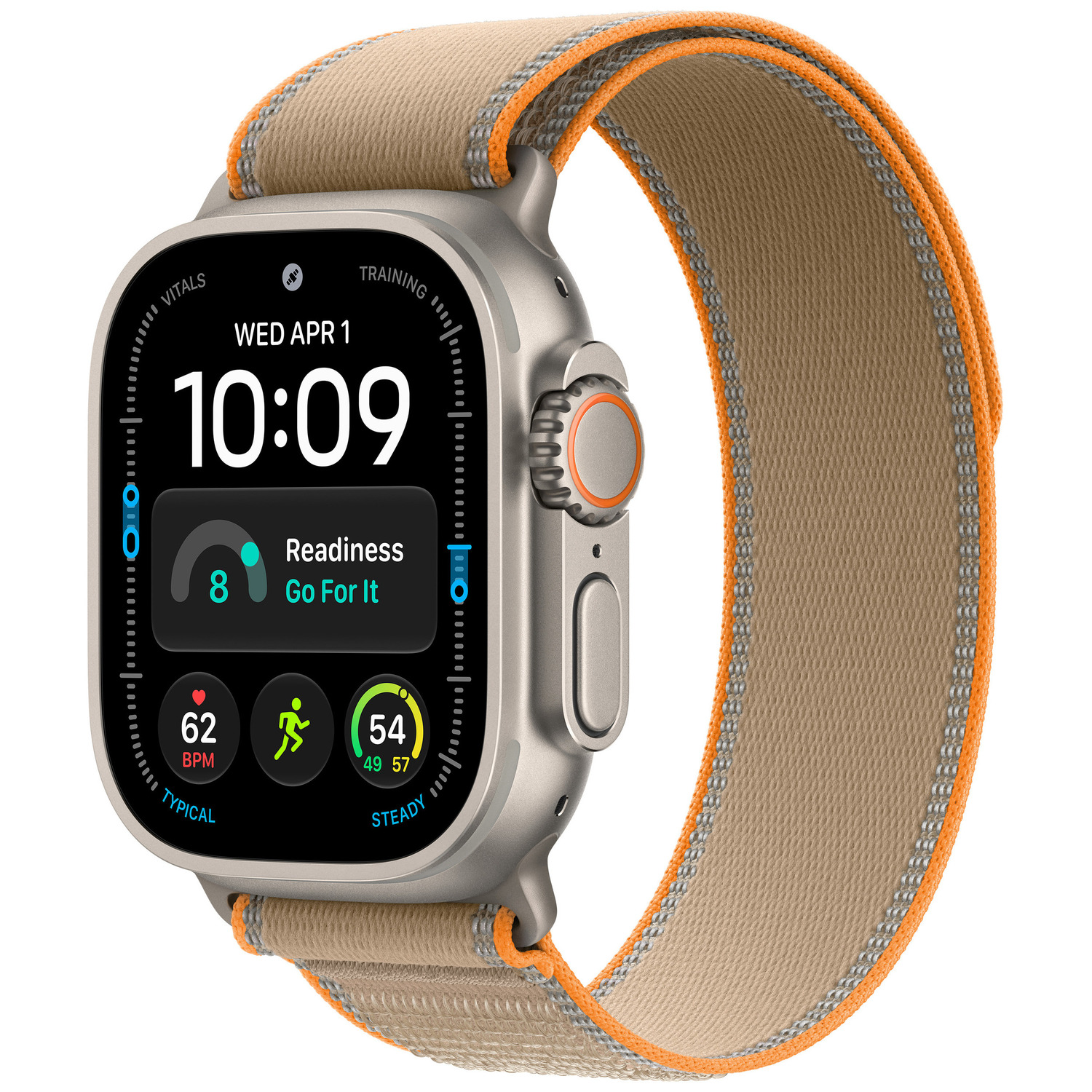 APPLE Watch Ultra 4 GPS Cellular 49mm Natural Titanium Case with Sand Trail Loop - M/L
