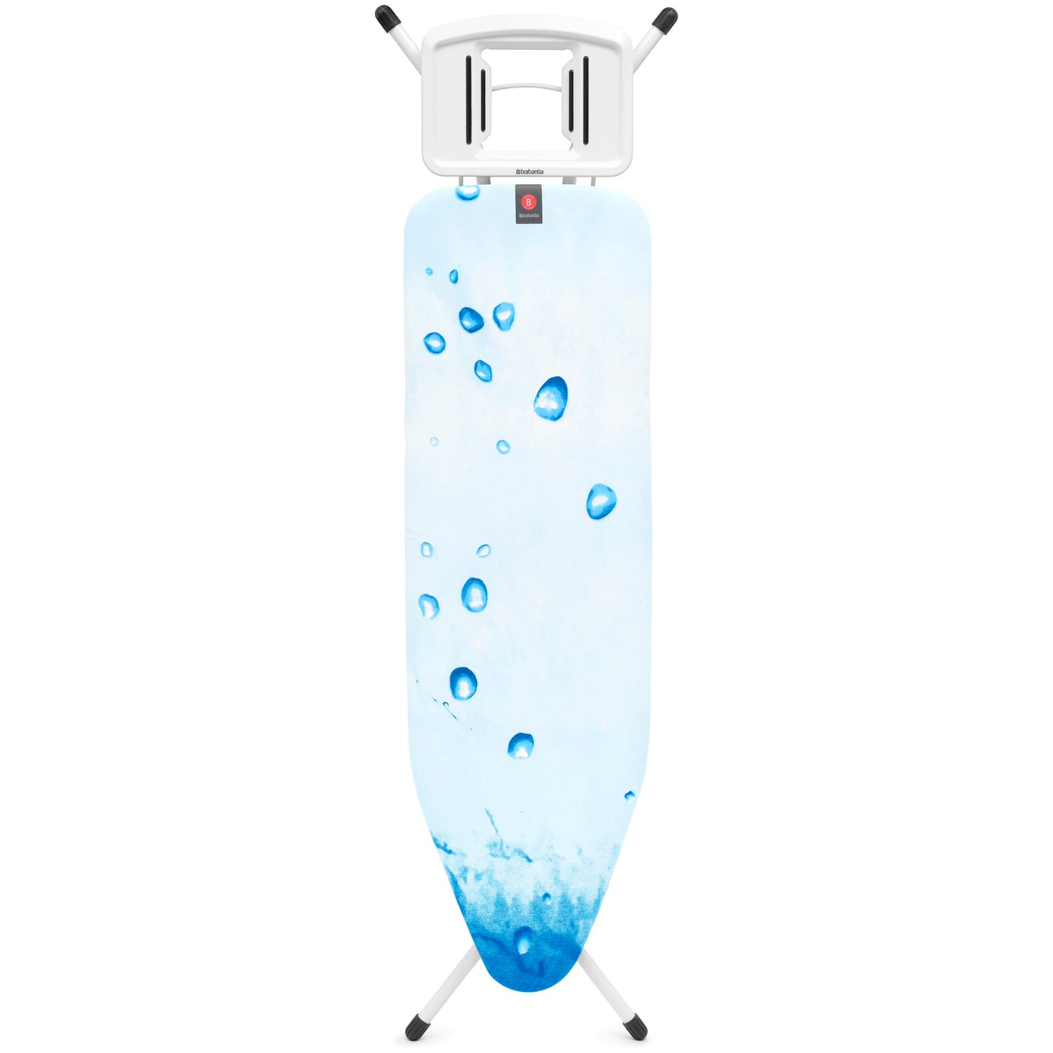 BRABANTIA B MET STRIJKIJZERHOUDER - 124 X 38 CM - ICE WATER