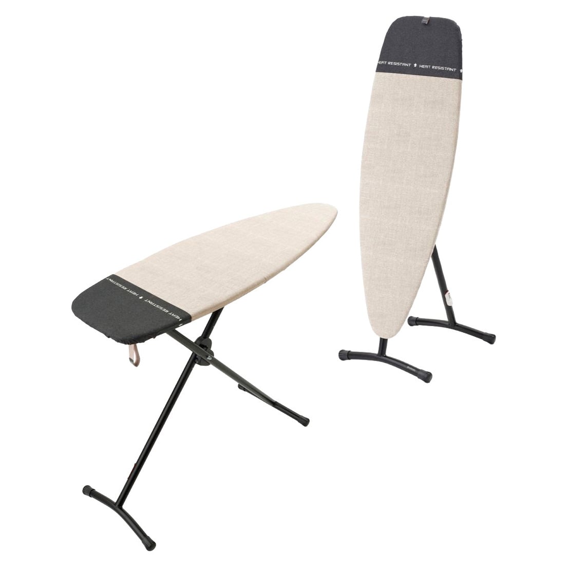BRABANTIA STRIJKPLANK EN STOOMBORD D -2 IN 1 - GESCHIKT VOOR STRIJKEN EN STOMEN - 135 x 45 CM - DENIM GREY