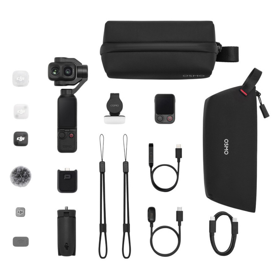 DJI OSMO POCKET 4P - VLOG COMBO - BLACK
