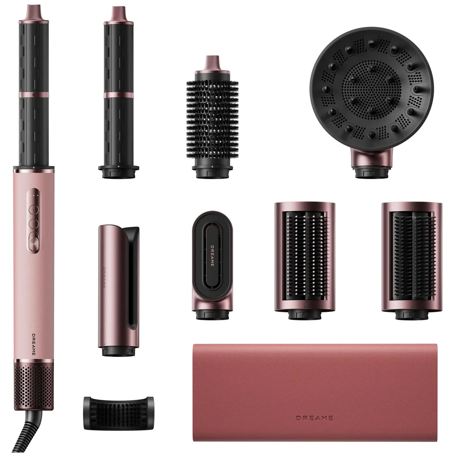Dreame AirStyle Era 8-in-1 Föhn & Haarstyler - Automatische Krullen - NTC Warmtecontrole - Roze