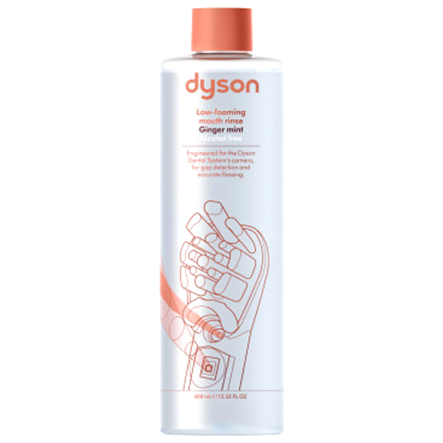 DYSON LOW-FOAMING MOUTH RINSE 400ML GINGER MINT