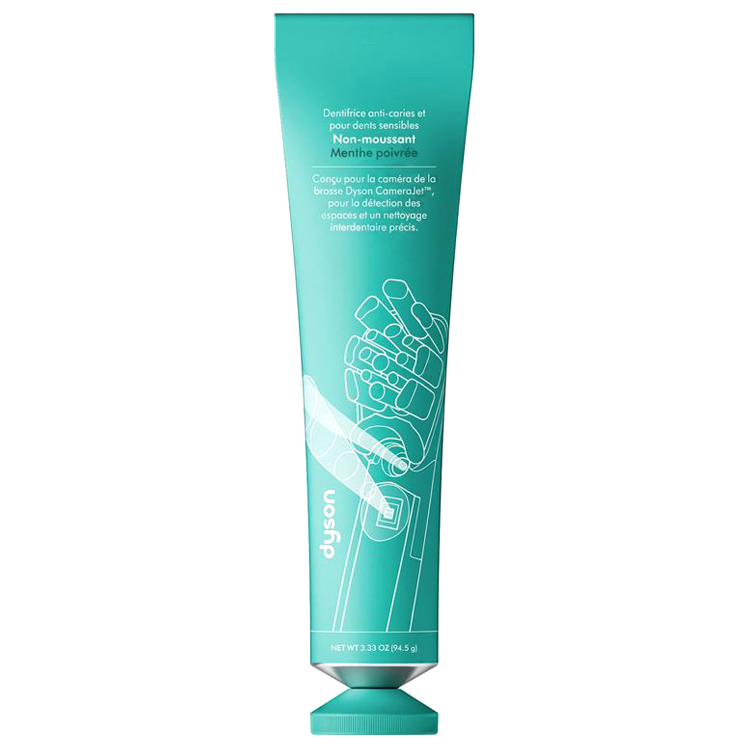 DYSON NON FOAMING SENSITIVE TOOTHPASTE 75ML PEPPERMINT