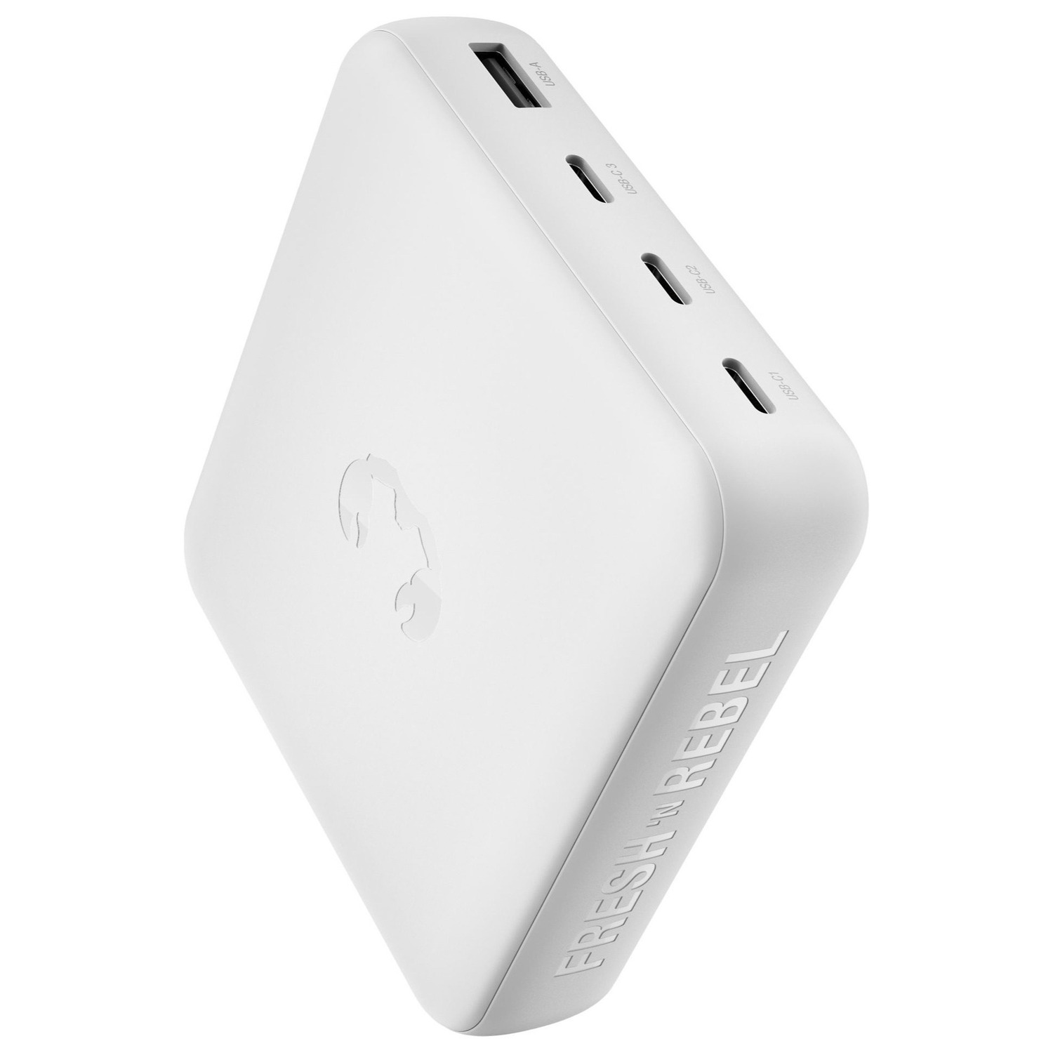 FRESH 'N REBEL 140W PD DESKTOP CHARGING STATION USB-A + 3X USB-C - ICE GREY