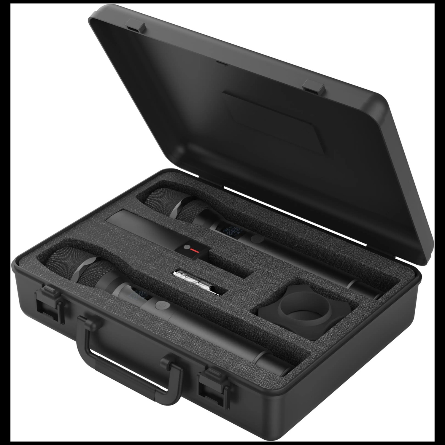 FRESH 'N REBEL WIRELESS MIC SET - INCL RECEIVER AND CARRYING CASE - STORM GREY