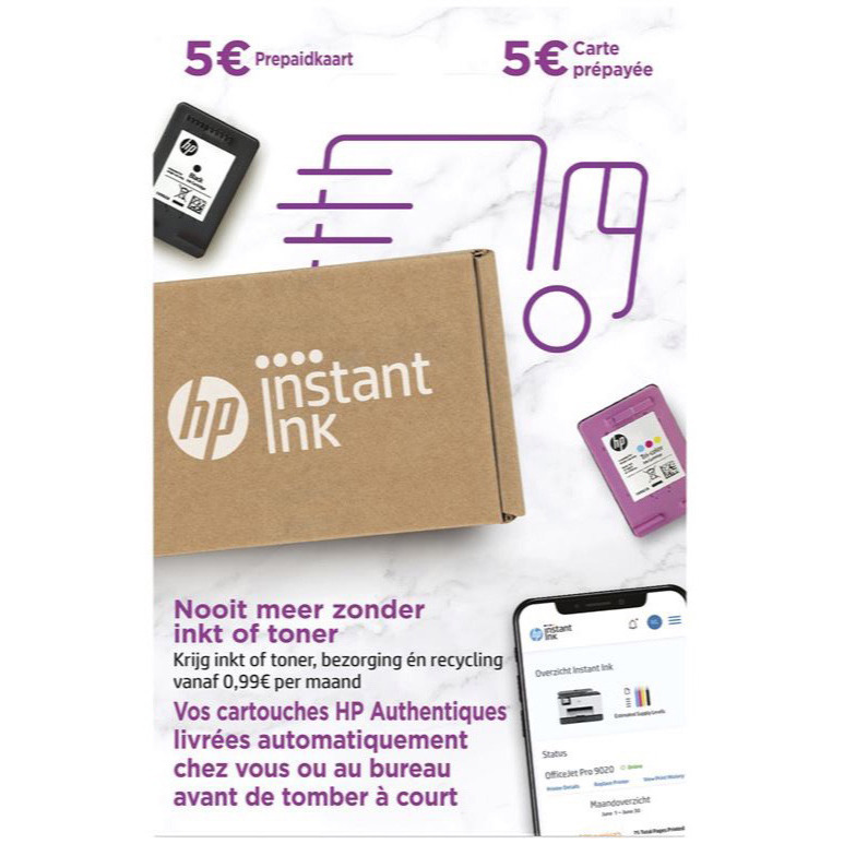 HP INSTANT INK START 5 EUR0