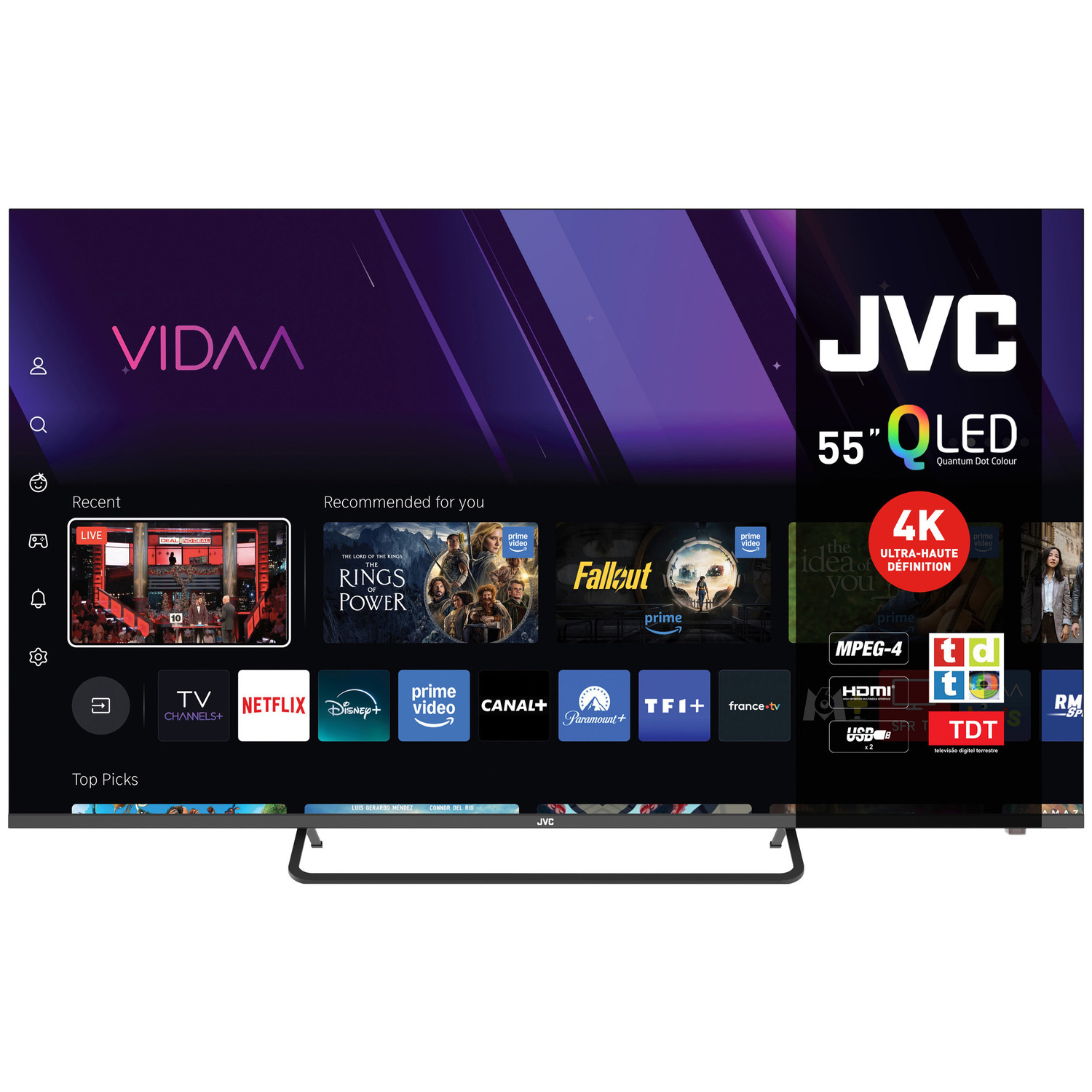 JVC QLED 4K 55-INCH LT-55FV850 (2025)