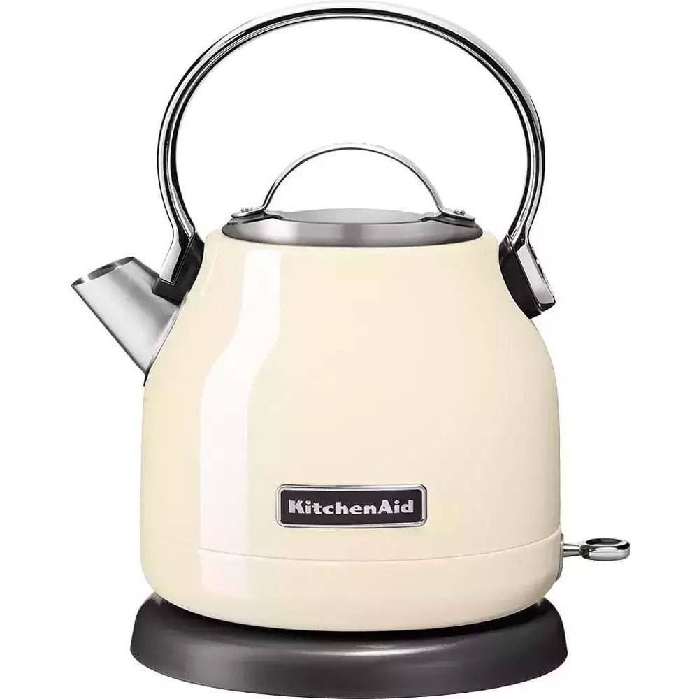 KitchenAid Waterkoker - 1.25L - Roestvrij staal - Zwart, Crème