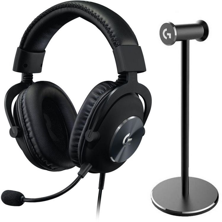 LOGITECH G PRO X BLACK + STAND