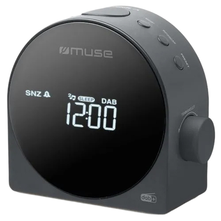 Muse M-185 CDB Wekkerradio met FM/DAB+ en Dubbel Alarm - Vanden Borre