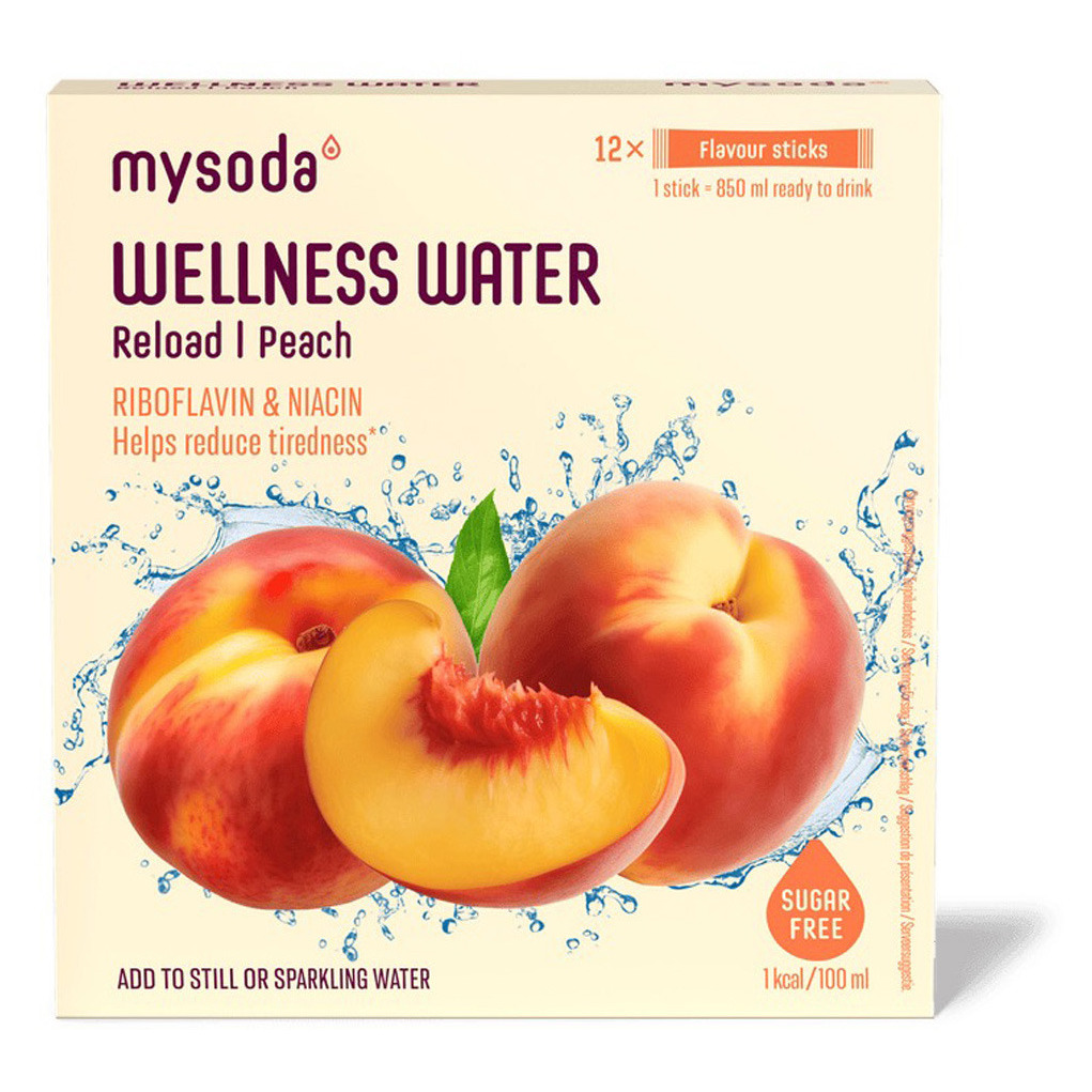 MYSODA WELLNESS WATER PEACH