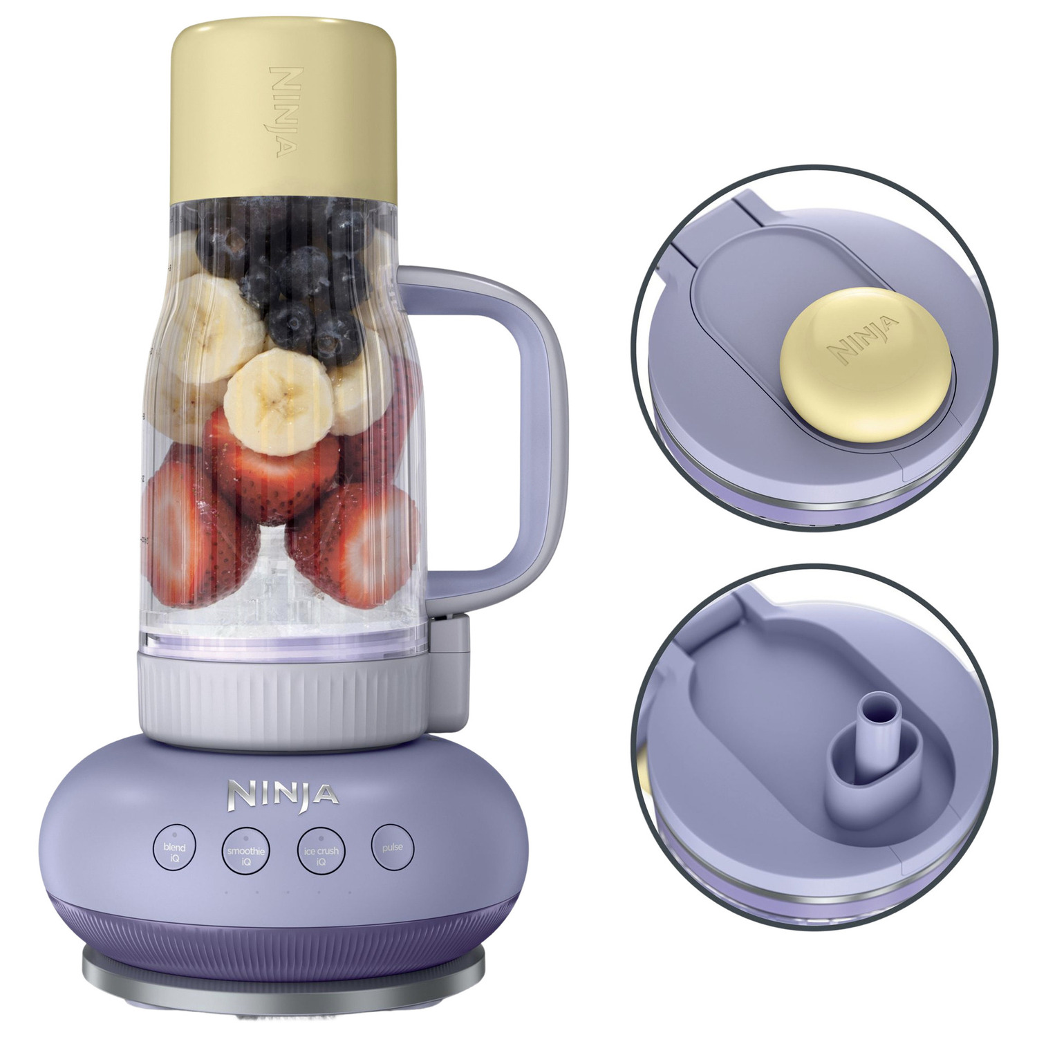 NINJA BlendBOSS Tumbler Blender DB351EUPR Lavendel/Limonade