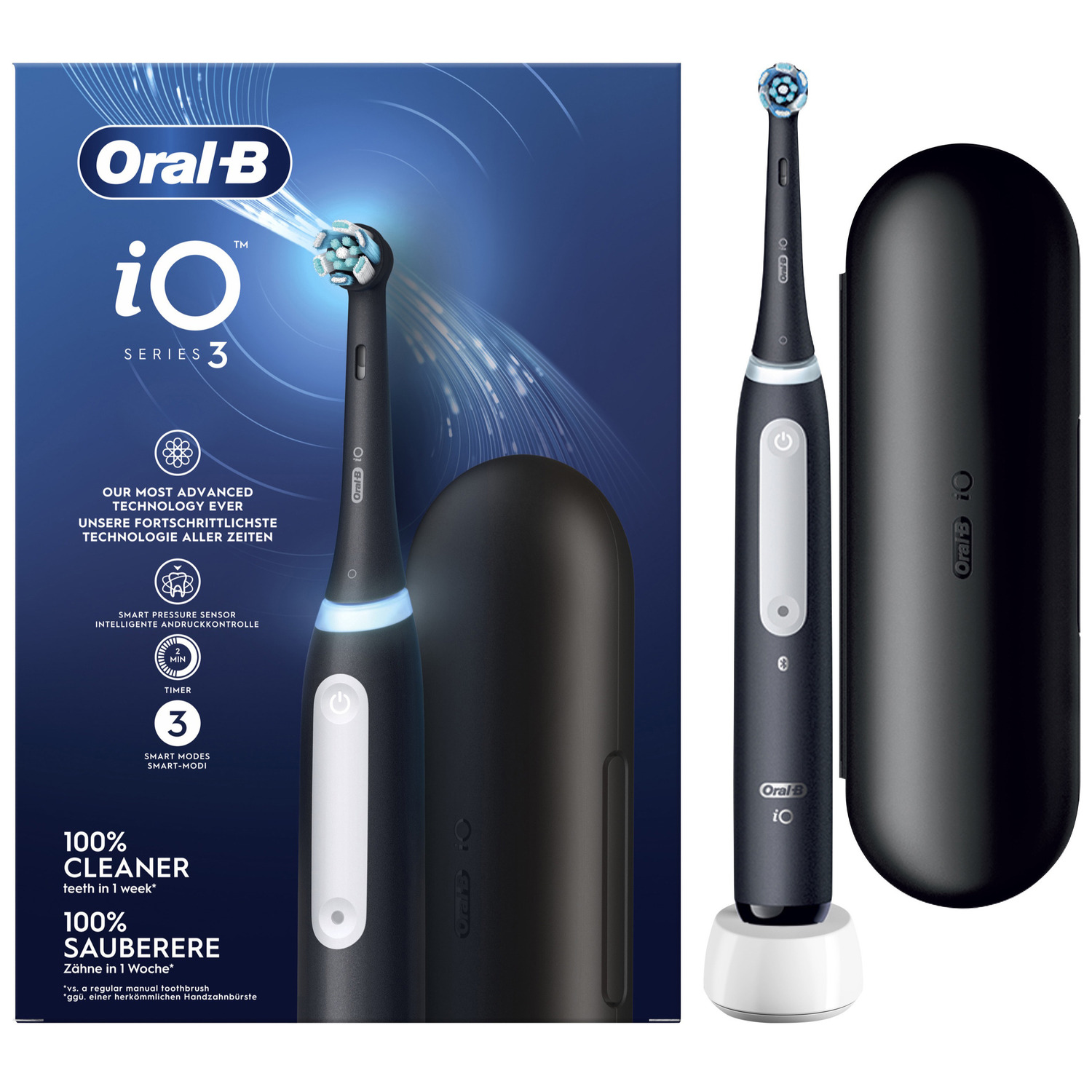 ORAL-B iO3 BLACK met reisetui
