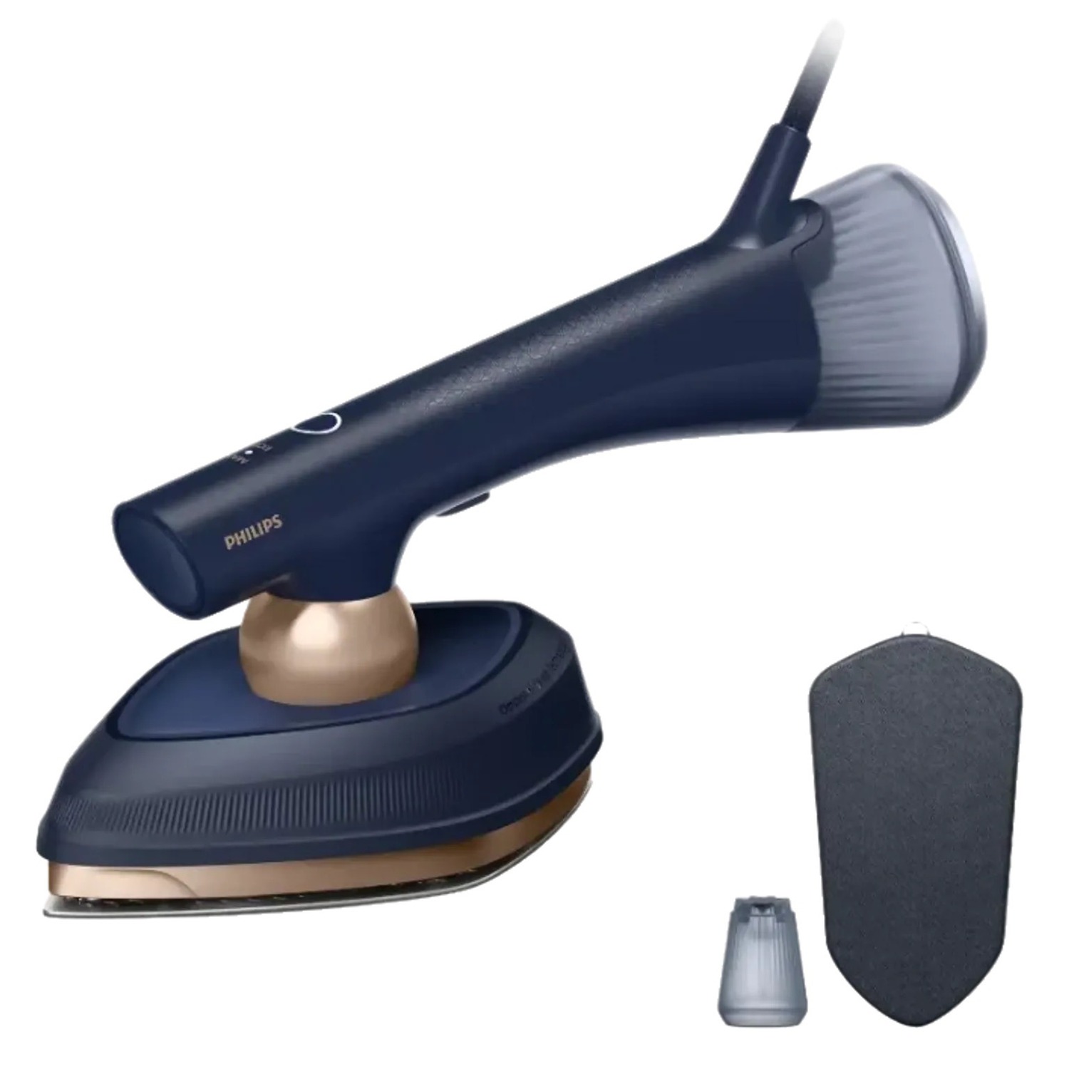 Philips GC215/20 Stoomstrijkijzer - SteamGlide Plus zoolplaat - 1800W - Donkerblauw