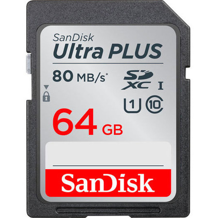 SANDISK MICROSDXC ULTRA PLUS 64GB
