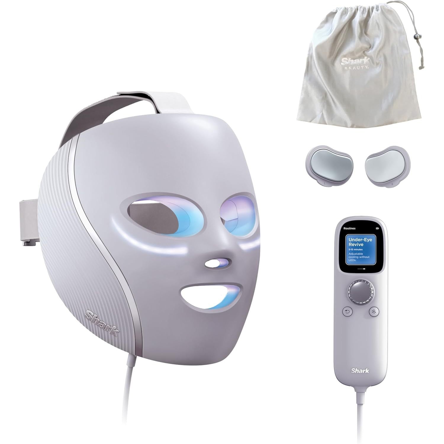 SHARK LED MASKER CryoGlow FW312EUPL WHITE