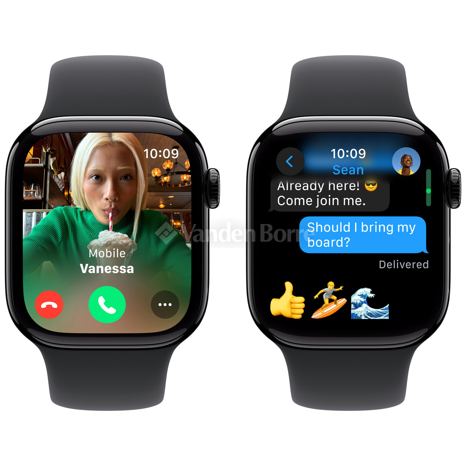 APPLE Watch Series 10 GPS 42mm Jet Black Aluminium Case with Black 