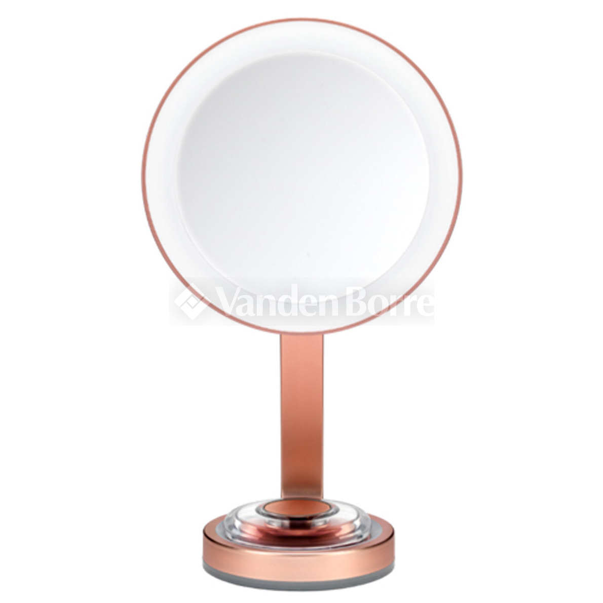 Miroir Rétro Babyliss Argenté - Années 70-90, Diamètre 25 Cm, Cadre Rond Argent, état Neuf