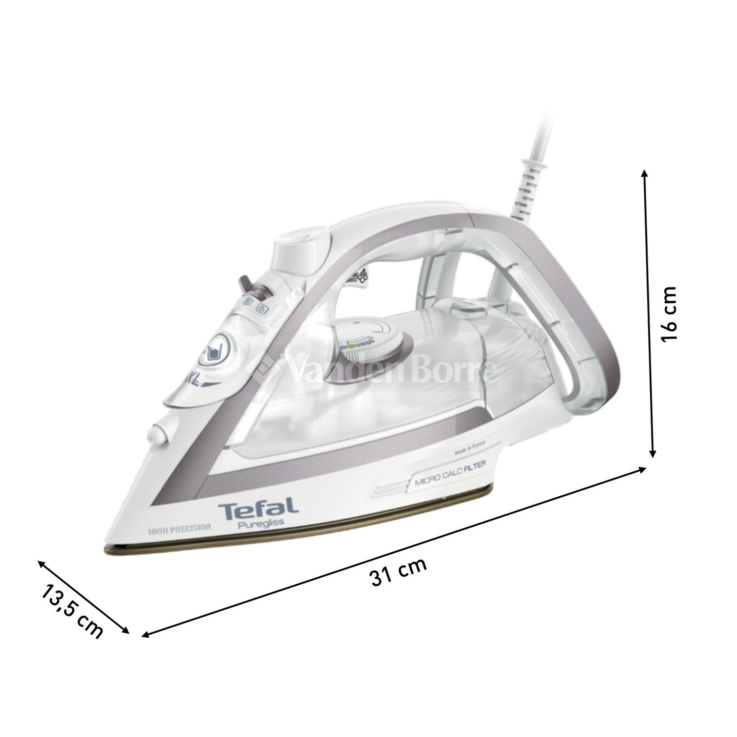 ALIWO Fer À Vapeur Portable 8 Réglages de Vapeur Mini Fer Portable de