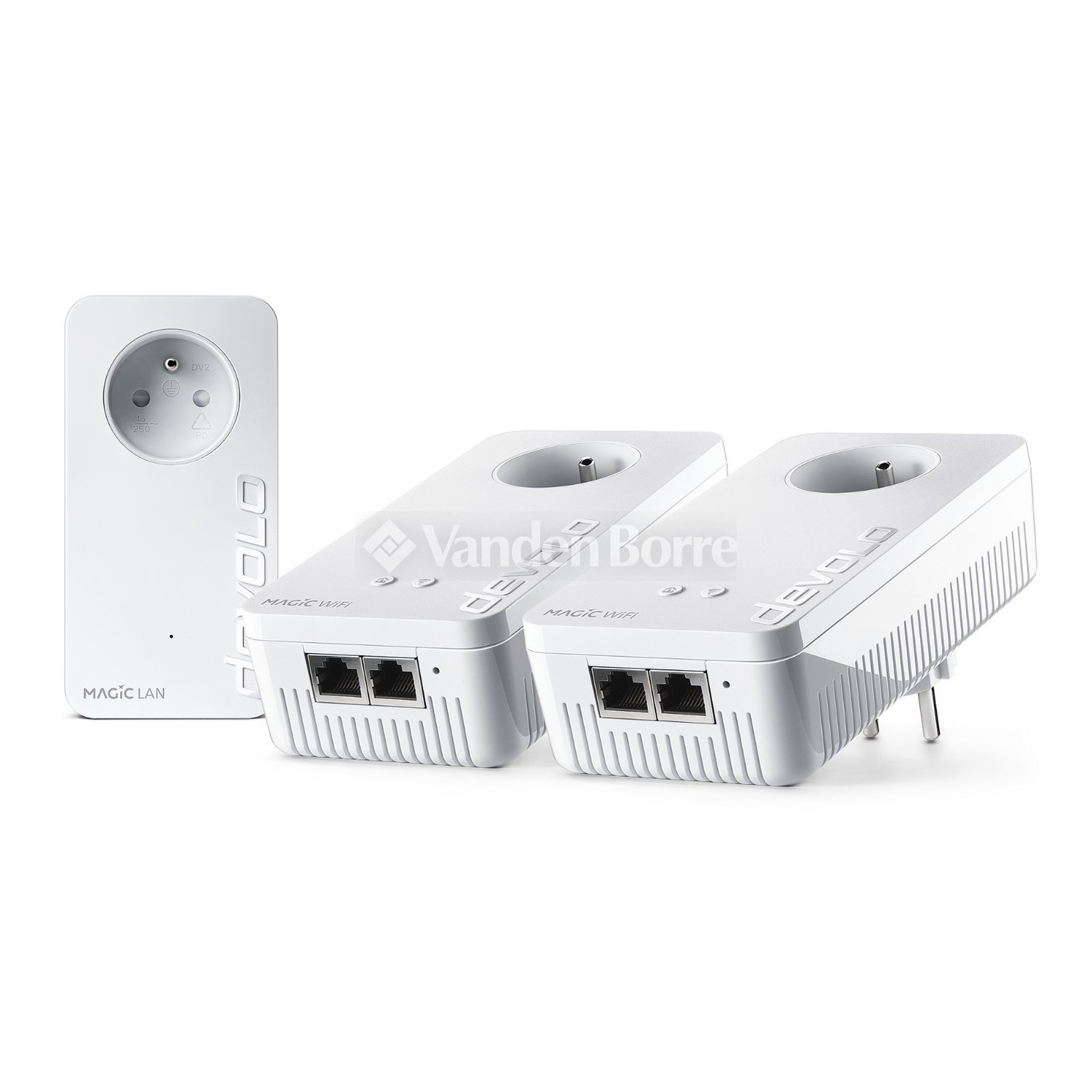 Devolo Magic 2 LAN Powerline Adapter – 2400 Mbps, Met Gigabit-poort En Geïntegreerd Stopcontact