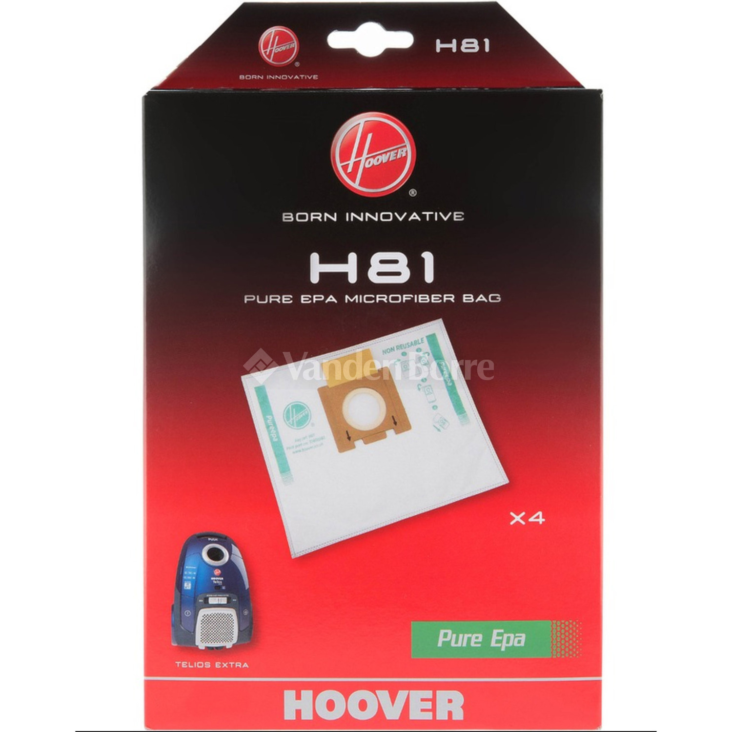 Hoover H81 Sac Aspirateur Hoover Telios Extra Tx61pet H81 Micro