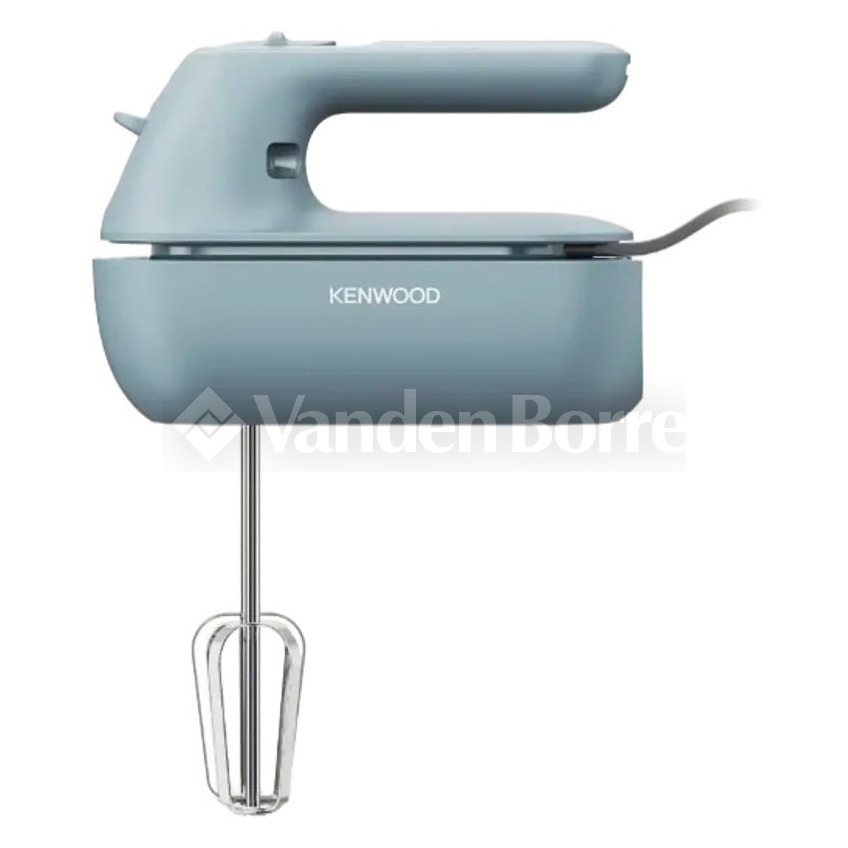 Kenwood QuickMix Go HMP40.000GY Batteur électrique Portable Avec Sac Intégré, Bouton De Libération SureEject, Fouet En Acier Inoxydable Et Crochet Pétrisseur Inclus, Cuillère à Mesurer, 350 W, Bleu