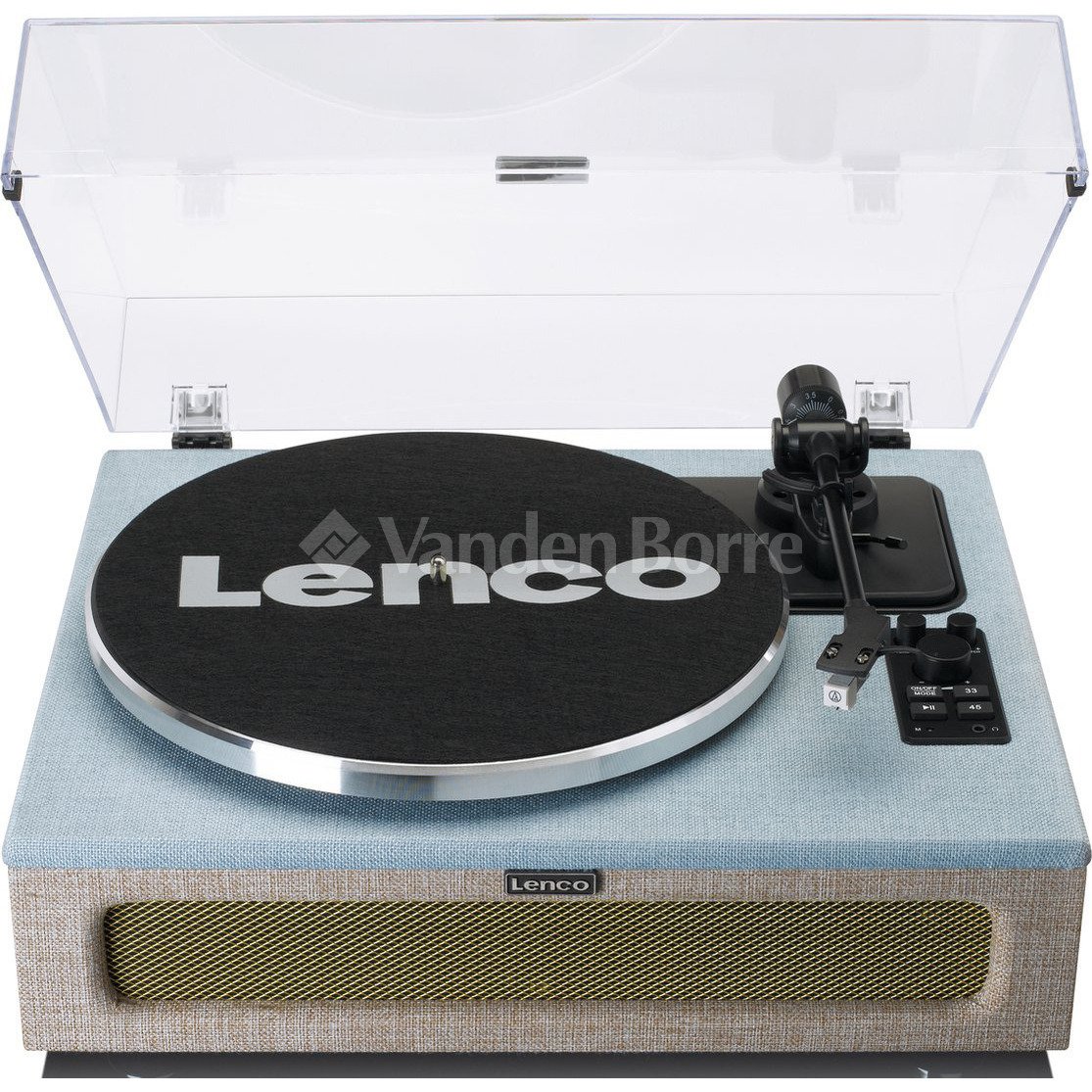 Lenco LS-100WD Platine Tourne-disque Entraîné Par Courroie Noir, Chêne