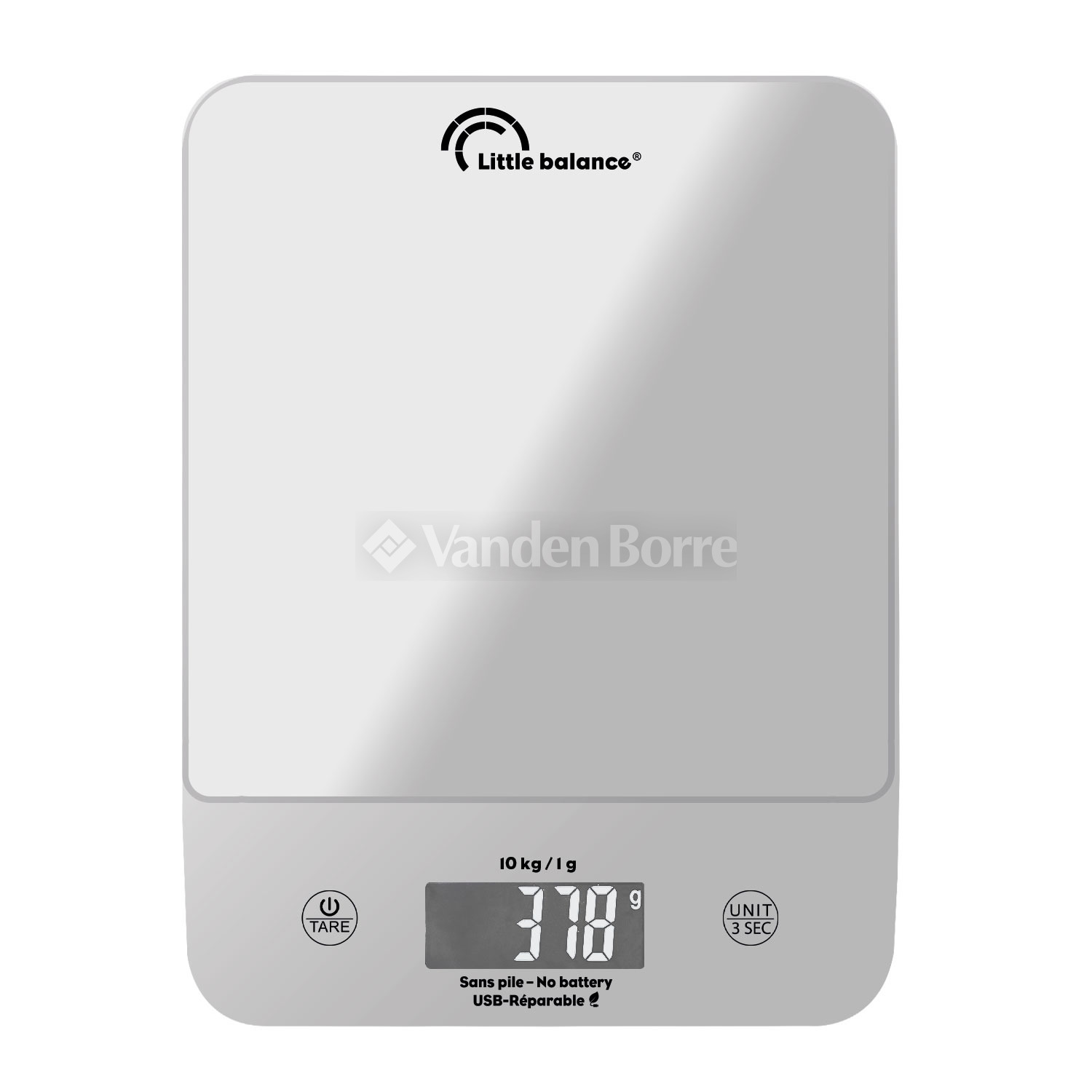 LITTLE BALANCE 8580 Keukenweegschaal Zwart