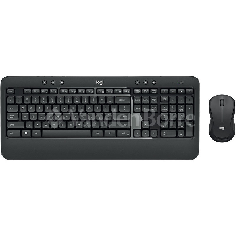 Clavier Et Souris Sans Fil V7 - Disposition Belge BE, Touches Multimédia, Nano Récepteur USB, Noir - 6
