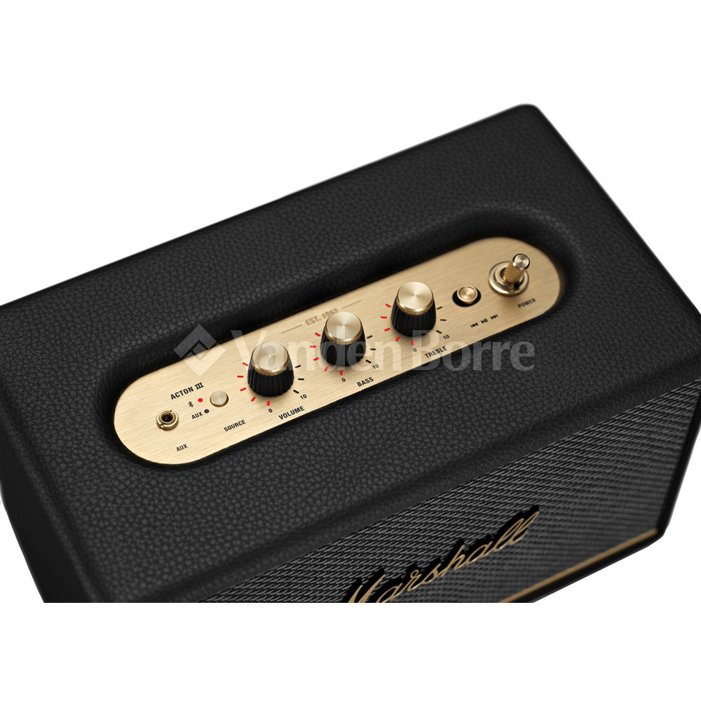 MARSHALL ACTON III BT BLACK BLUETOOTHSPEAKER Vanden Borre