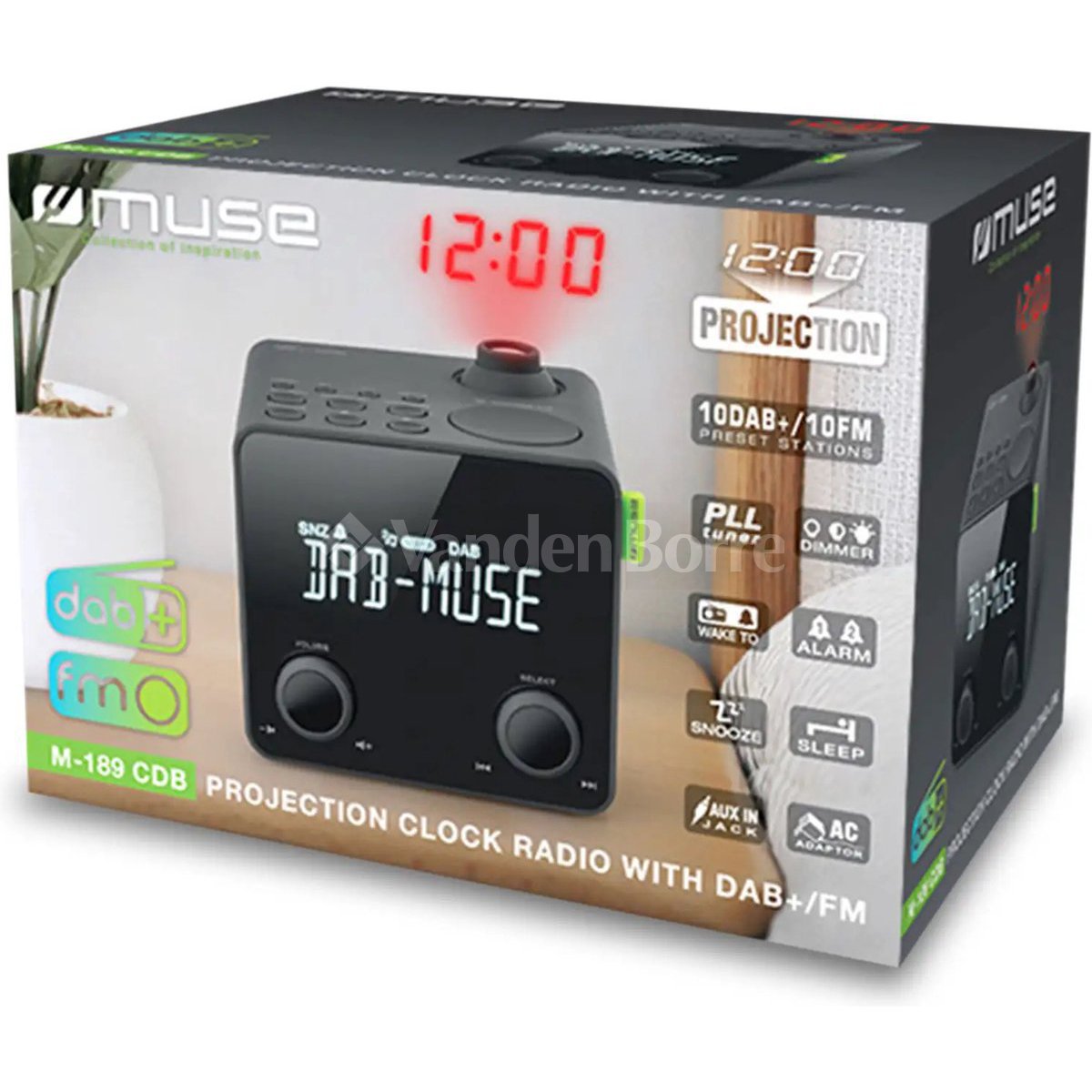 Radio réveil MUSE M-175 DBI Pas Cher