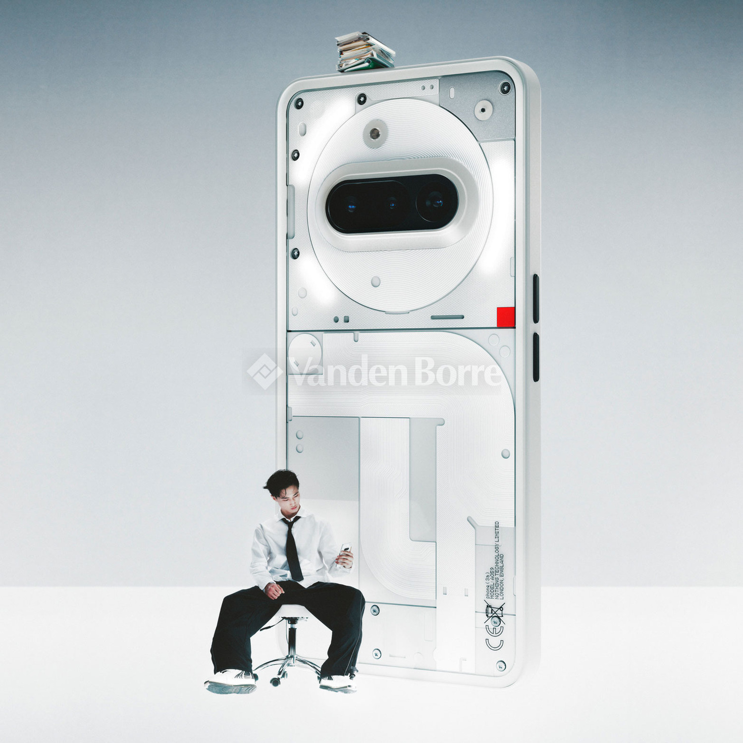 NOTHING PHONE (3a) 12GB/256GB WHITE - SMARTPHONE | Vanden Borre