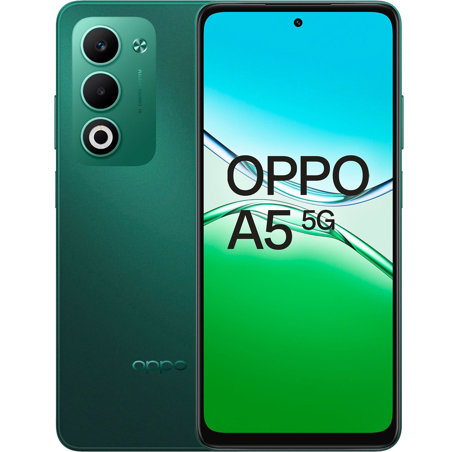 OPPO A5 5G 4/128GB BLACK GREEN - SMARTPHONE | Vanden Borre