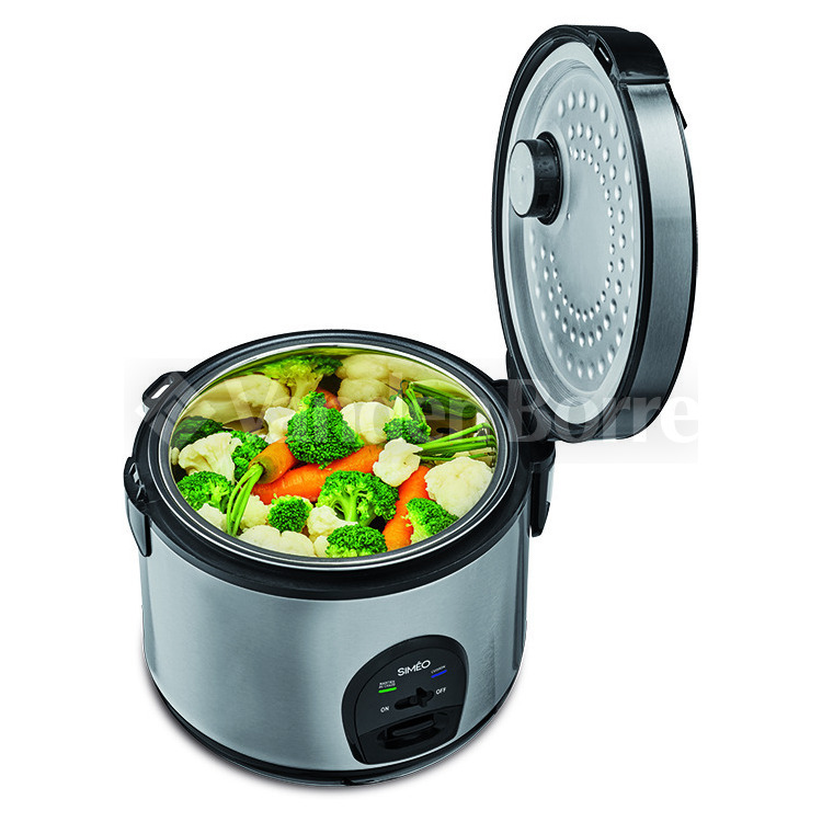 Cuiseur à Riz Et Vapeur SIMEO CRM230 - Argenté, 500W - Occasion Fonctionnel