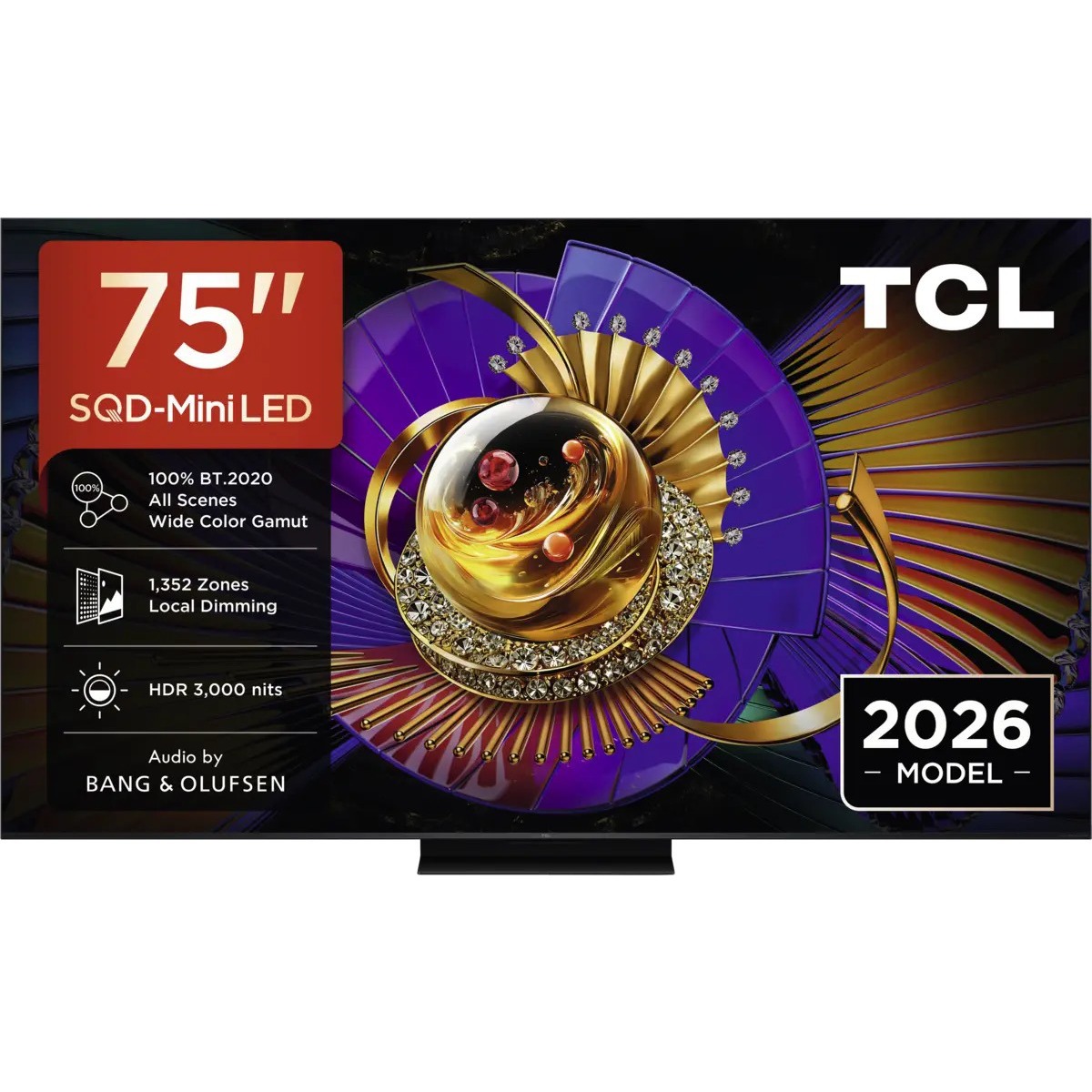 TCL 85L SQD Mini-LED 4K 75-pouces 75MSQLED85L (2026)