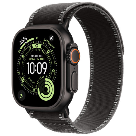 APPLE WATCH ULTRA 3GPS + CELLULAR49MMBOTIER TITANE NOIR AVEC BOUCLE TRAIL NOIR/CHARBON - M/L