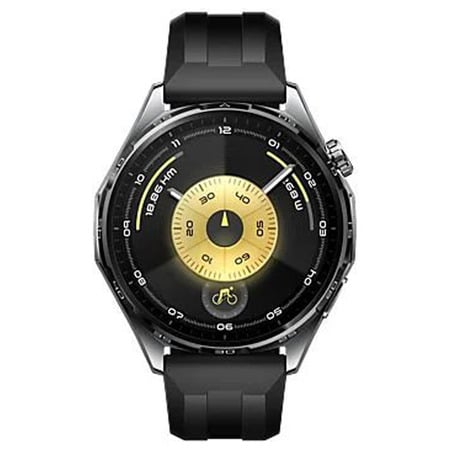 HUAWEI WATCH GT6 46MM BLACK - BLACK FLUOROELASTOMER STRAP - ATUM-B19F