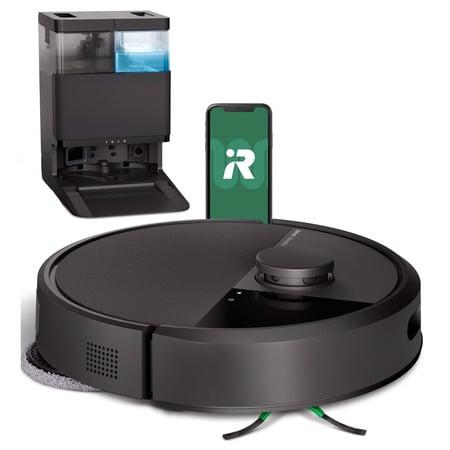 IROBOT ROOMBA PLUS 405 COMBO + AUTOWASH DOCK BLACK