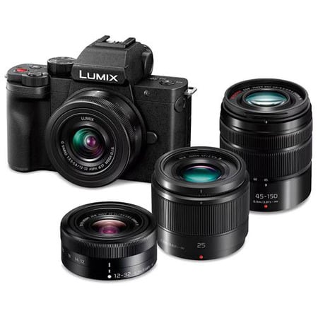 PANASONIC LUMIX G100D + 12-32 + 45-150 + 25 + Formation en Franais
