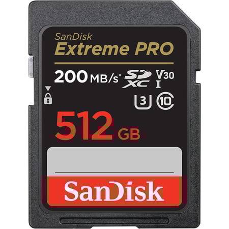 SANDISK SDXC EXTREME PRO 512GB