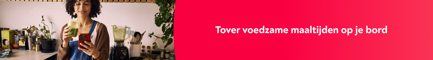 Toestellen die koken voor jou banner