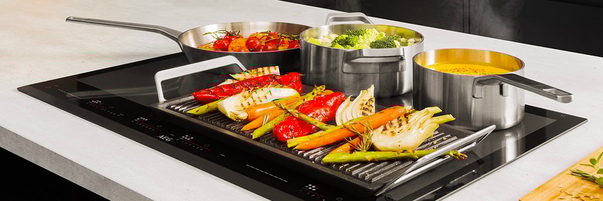Nouvelle taque de cuisson AEG TotalFlex: <br>Cuisinez avec plus de flexibilit