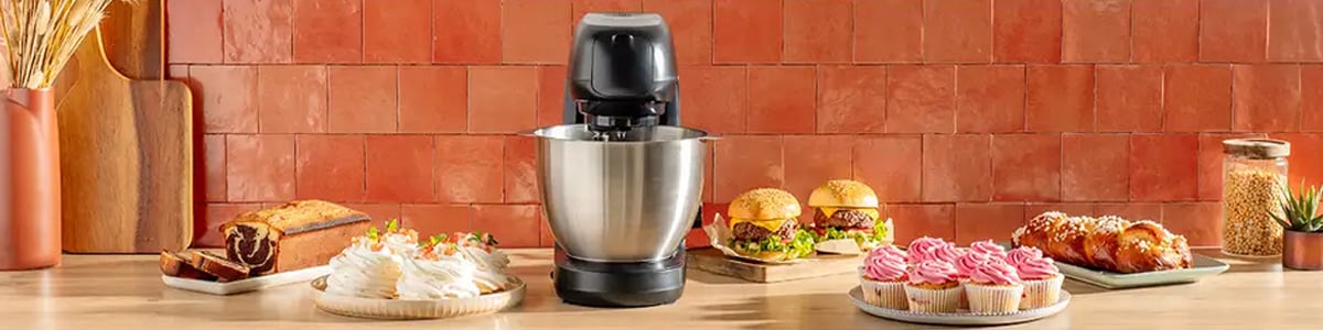 Robot patissier, taart hamburger taart