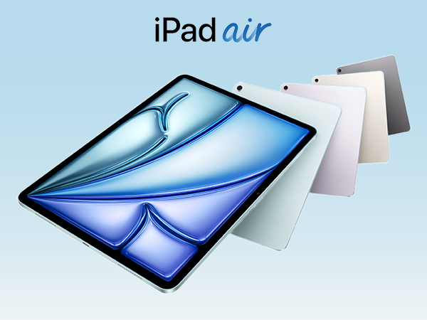 iPad Air. Licht. Snelheid.