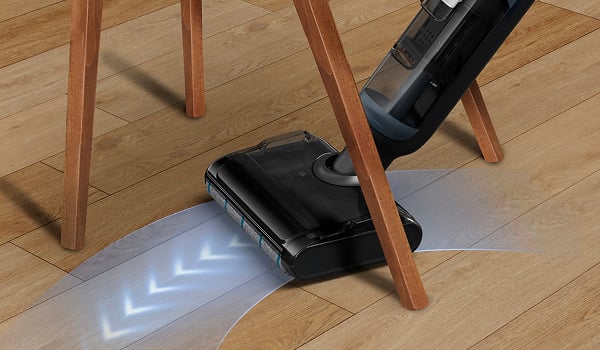 Het zelfreidende rolsysteem van de Rowenta X-Clean Pro 5