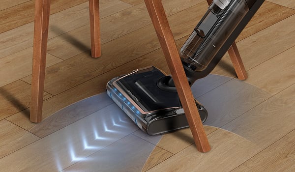 Het zelfaangedreven rolsysteem van de Rowenta X-Clean 7
